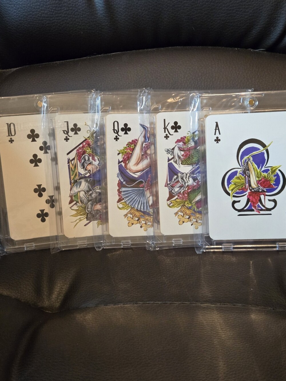 Christian Louboutin Limited Edition Holiday Cards RARE ♣️ Royal Flush 5 Cards